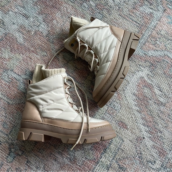 Sam Edelman Tabitha Lace-Up Puffer Boots - Picture 4 of 9